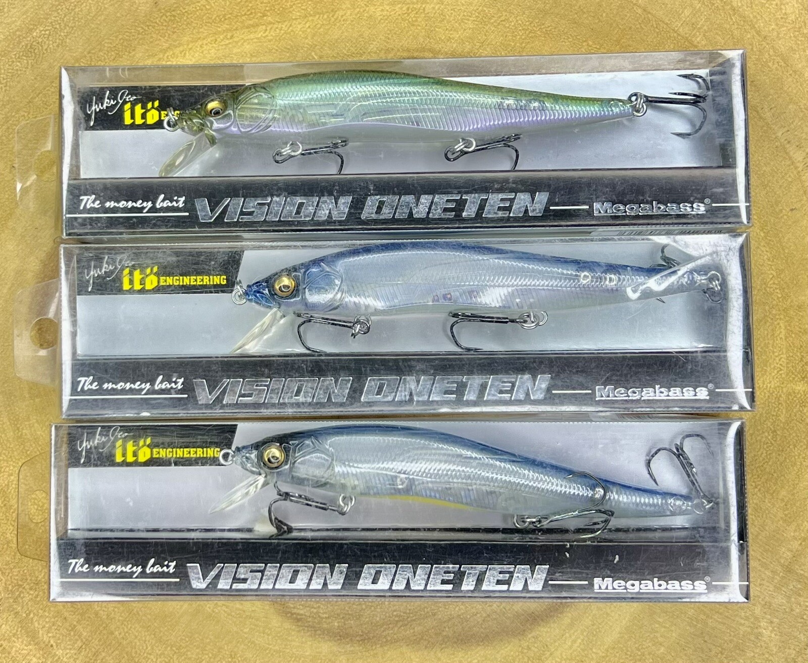 Megabass (Lot Of 3) Ito Vision OneTen Suspending Jerkbaits, Bass, Free Shipping! - Image 8