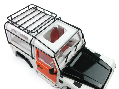 Metal Roof Rack Cage Tube for 1/10 RC Crawler Car RC4WD Gelande II Defender D90 - Photo 8 sur 8