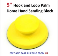 5" Hook and Loop Palm Dome Hand Sanding Block