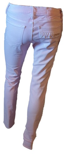 Jeans Pantalone Donna Aderente Elasticizzato Vita Bassa Rosa Stinto TRAMP 43 W29 - Foto 3 di 6