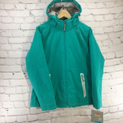 Free Country Jacket Womens Sz L Large Soft Shell Ultra Fill Cancun Green NEW 