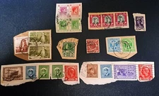 Commonwealth World Stamps on paper