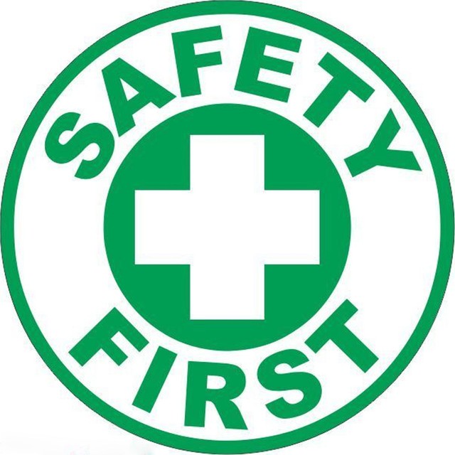 3pc SAFETY FIRST 2" Hard Hat Sticker OSHA Safety Committee Decal FREE