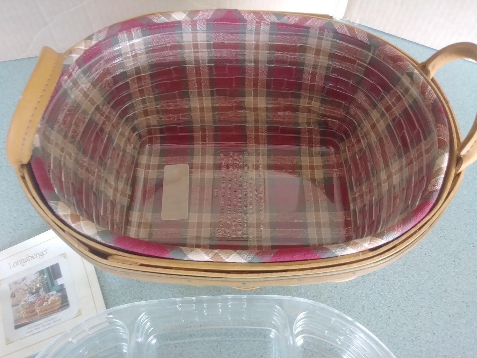 Longaberger Autumn Reflections Large Daily Blessings basket set eBay