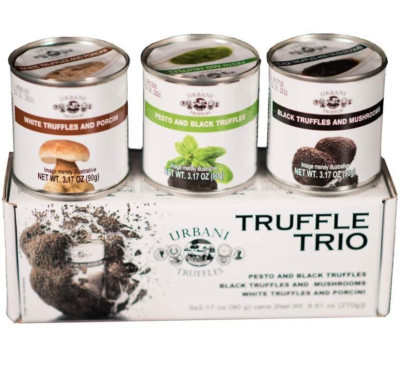 , Truffle Sauce Trio |Black Truffles and Mushroom, White Truffles and Porcini, P