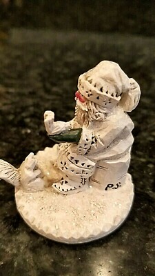 Vintage Pamela Schiffler Miniature santa with squirrel