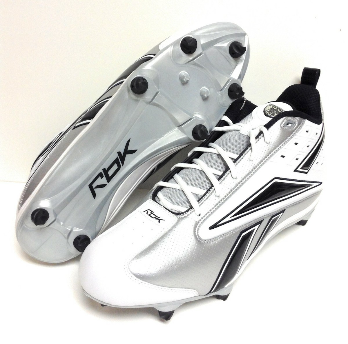 Mens Reebok Pro Thorpe II Mid D2 20-174329 White Black Football