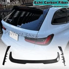 Carbon Fiber Roof Spoiler Rear Wing Spoiler Lip For BMW 3 Series Touring M3 G81 2021-2023