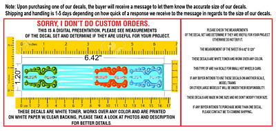 White Toner Water Slide Decal Set Kool Kombi For Hot Wheels 1:64