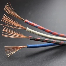 1pc 5M Audio Bulk cable pure copper Wire 3mm western electric Wire power cord