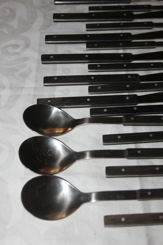 6 Pers .Mono-e Besteck von Peter Raacke TOP 18 Teilig MONO E Mid Century - Bild 7 von 11