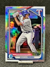 2024 Bowman Draft Chrome  BRAYLIN MOREL  Refractor  #BDC-169  FREE SHIPPING