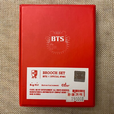 BTS 2015 [ HYYH Life On Stage ] Official Brooch Set Badge / New
