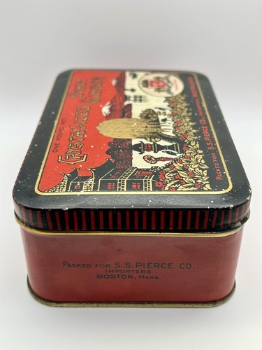 Vintage Crystallized Canton Ginger Tin SS Pierce CO. Grocer Importer BOSTON - Picture 8 of 10