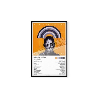 Massive Attack Heligoland 2010 Vinyl Record LP Album Poster Wall