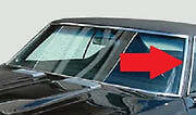 68 - 72 CHEVELLE GTO CUTLASS GS HARDTOP WINDSHIELD SIDE MOLDING, LEFT USED