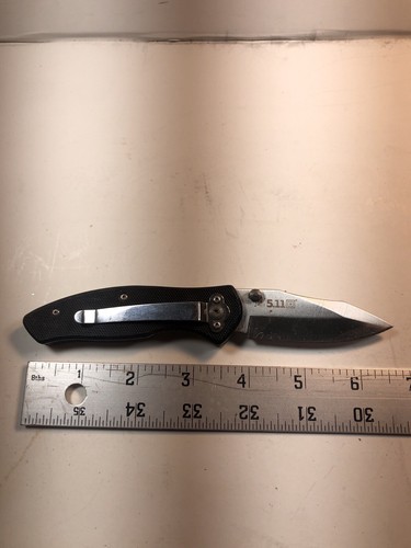 511 Tactical Folding Blade Belt Clip Knife - Picture 2 of 4