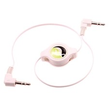 Retractable Aux Cable 3.5mm Adapter Car Stereo Aux-in Audio Cord for Cell Phones