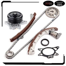 TIMING CHAIN SET+WATER PUMP For TOYOTA 00-08 1.8L CHEVY PONTIAC 1ZZFE VVT-i 1.8L