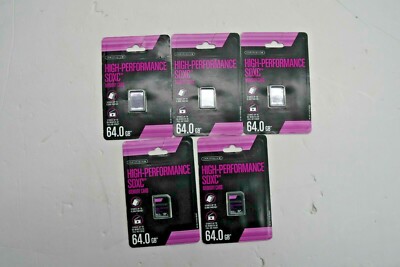 INFINITIVE HIGH-PERFORMANCE 64.0GB SDXC MEMORY CARD (Pack of 5)