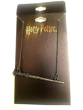 Harry Potter Sideways Magical Wand 18" Necklace Bioworld New on Card