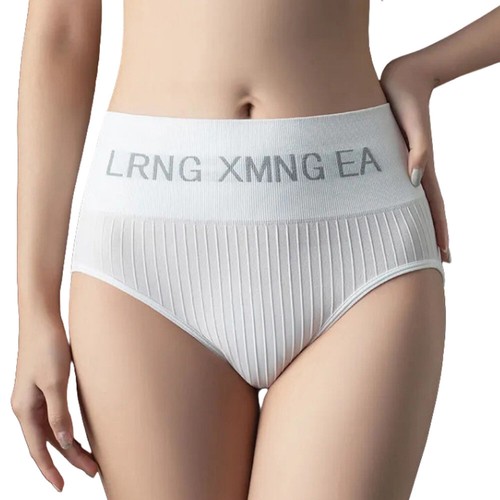 Women Briefs High Waist Panties Breathable Underwear Seamless Knickers † - Picture 9 of 27