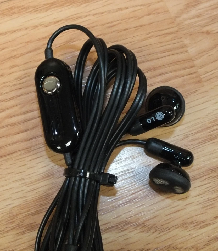 LG Handsfree Stereo Headset Earbuds Earphones For AT&T LG Neon GT365 **READ** - Image 3 of 4