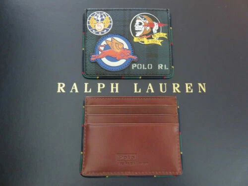 Cuero Sintético Negro Polo Ralph Lauren Carteras para hombres