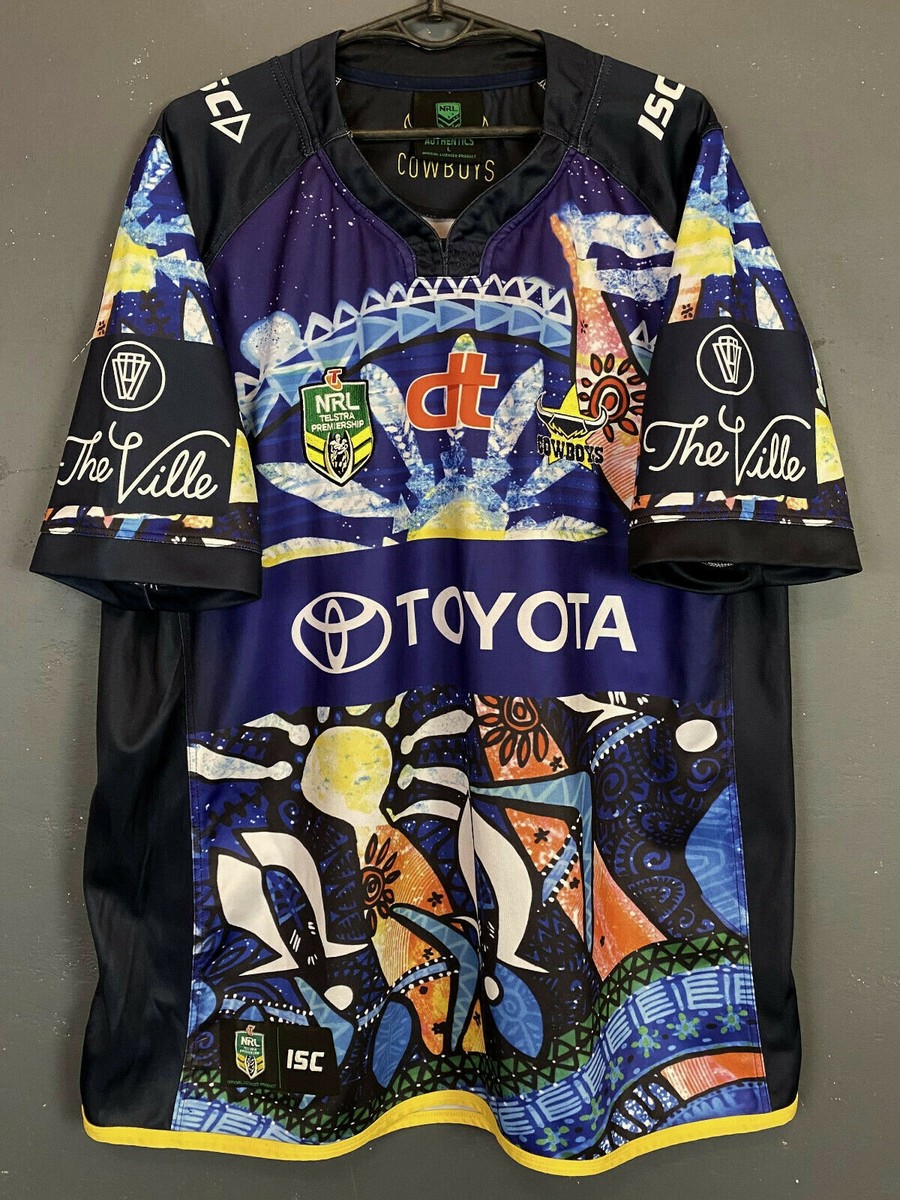 MENS RUGBY LEAGUE NORTH QUEENSLAND COWBOYS 2016/2017 SHIRT JERSEY