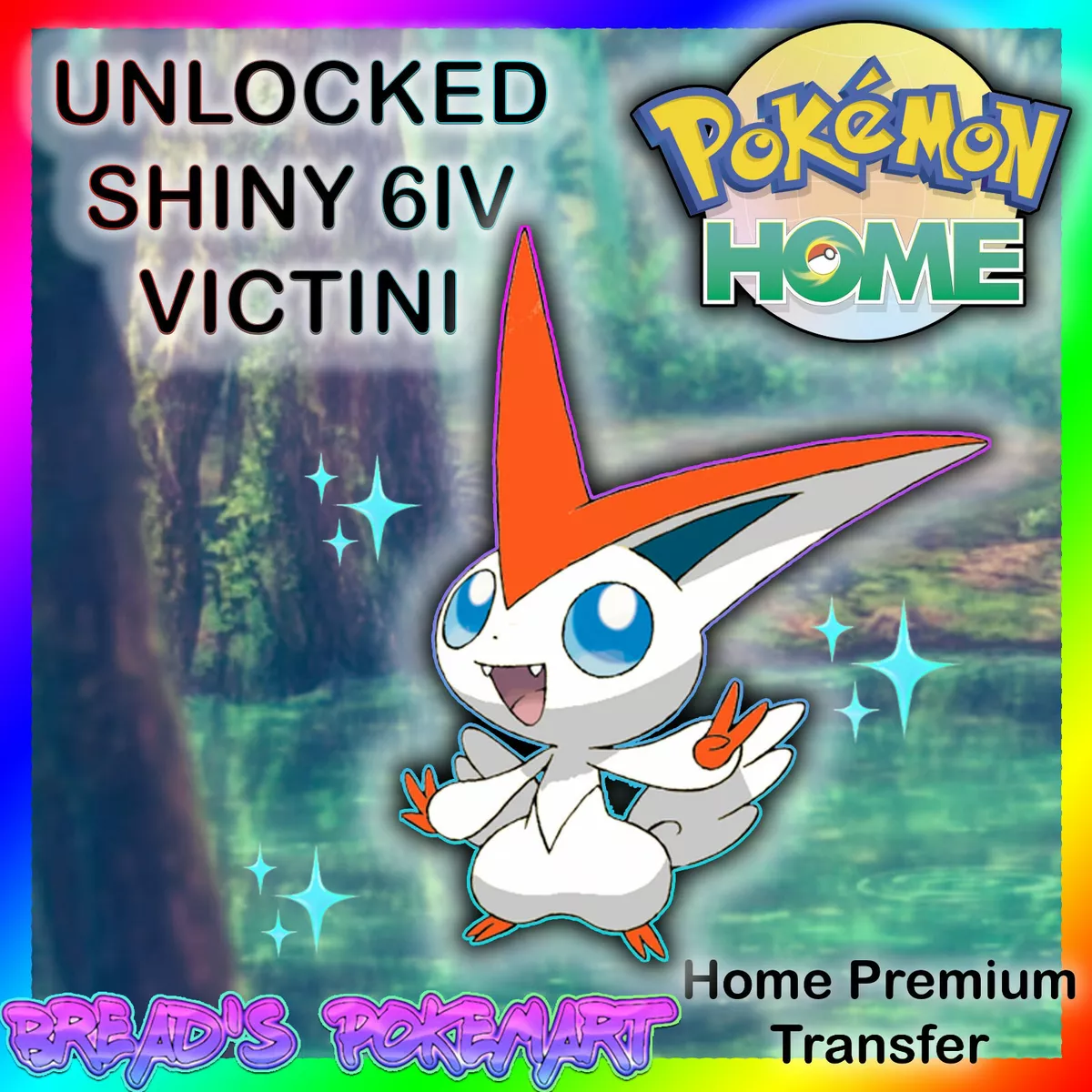 Pokemon Home // Ultra Shiny SHAYMIN 6IV Mythical Event // -  Sweden