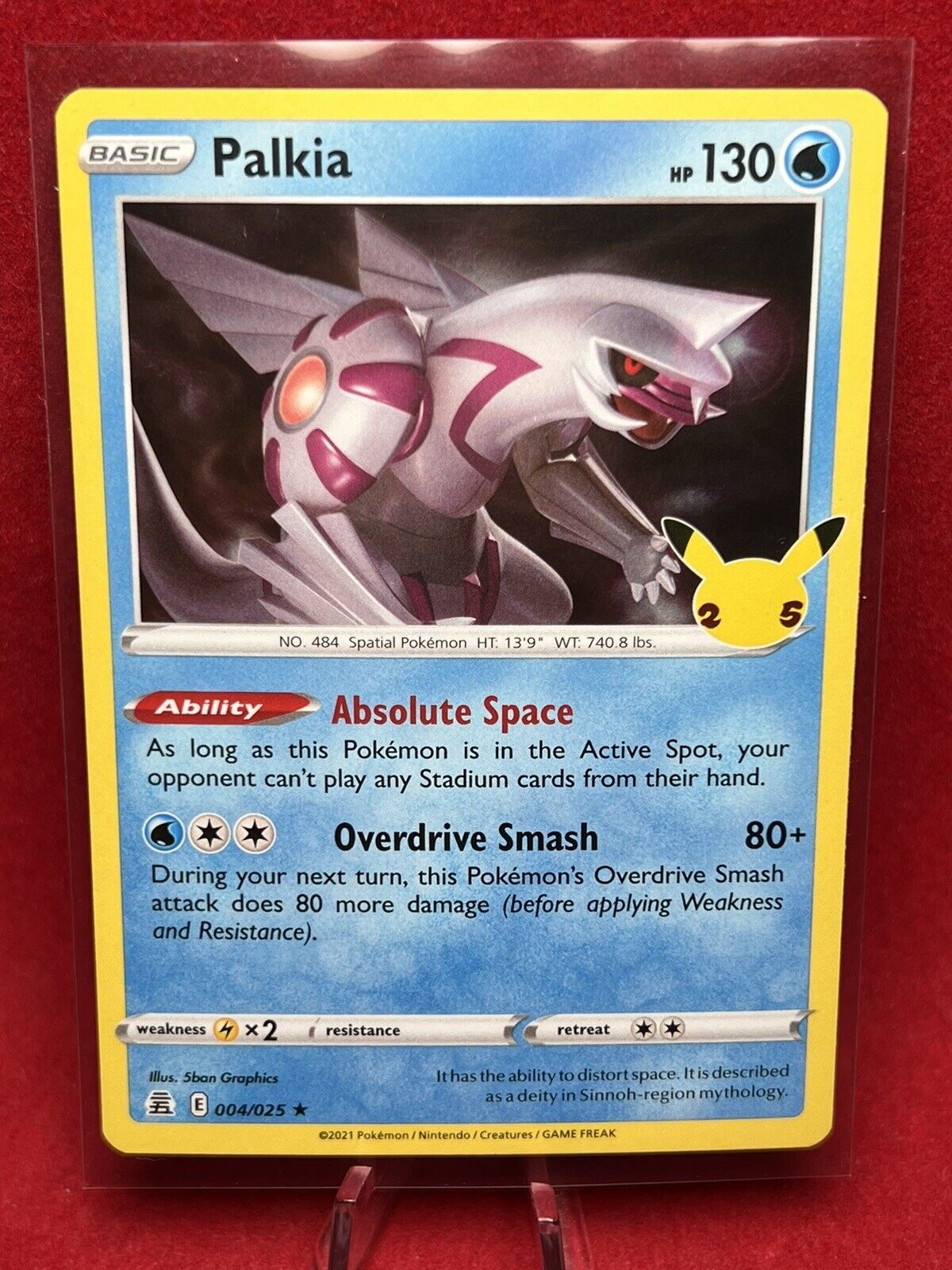 PrimetimePokemon's Blog: Pokemon Card of the Day: Palkia (Platinum)