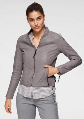NEU LAMMNAPPA BIKER LEDERJACKE GR 40 44 46 48 ALPENBLITZ 230  lavendel *85810425