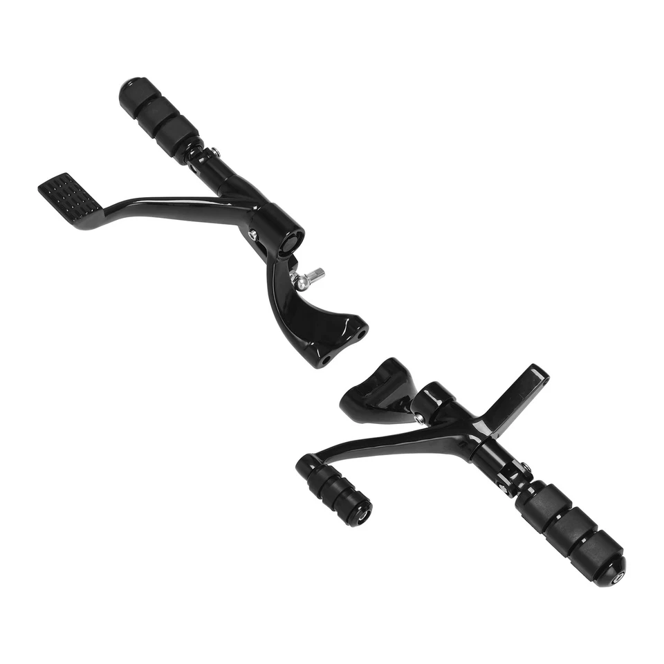 Controles delanteros estriberas palancas enlaces para Harley Sportster XL883 1200 04-13 Foto 3 de 4