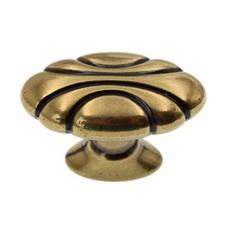 BP1396-R1 Regency Brass 1 1/2" Oval Cabinet Knob Pulls Amerock Radiance