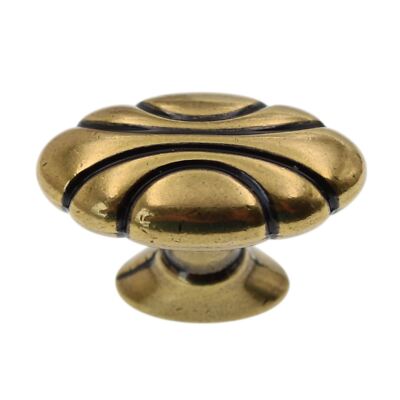 BP1396-R1 Regency Brass 1 1/2'' Oval Cabinet Knob Pulls Amerock Radiance