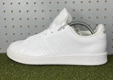 Adidas Men's Advantage Sneakers Casual Shoes White Green EE7690 Size 9.5 New