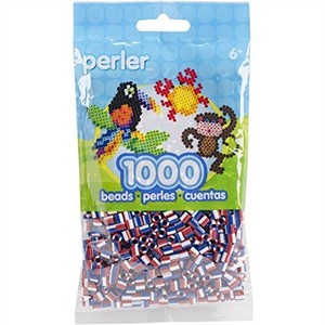 Perler-Beads-1000pc-Pack-patriotic-Stripe-Striped-Patriotic