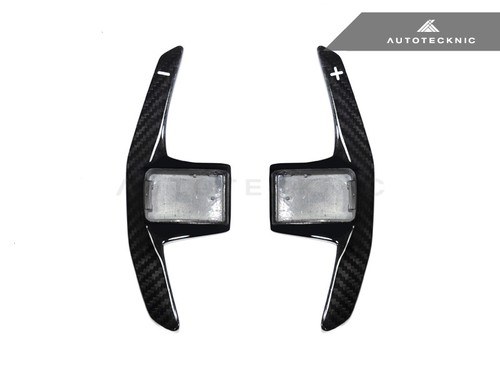 AUTOTECKNIC DRY CARBON FIBER SHIFT STEERING PADDLES FOR 2017 NISSAN R35 GTR GT-R - Picture 2 of 3