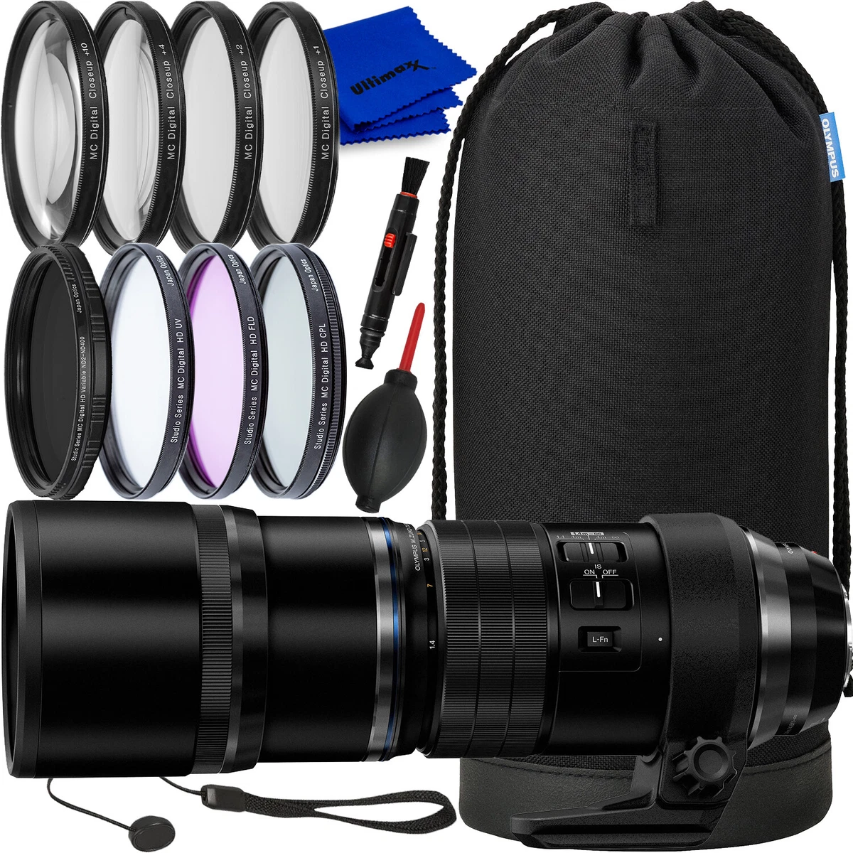 Olympus M.Zuiko Digital ED 300mm f/4 IS PRO Lens - 8PC Accessory