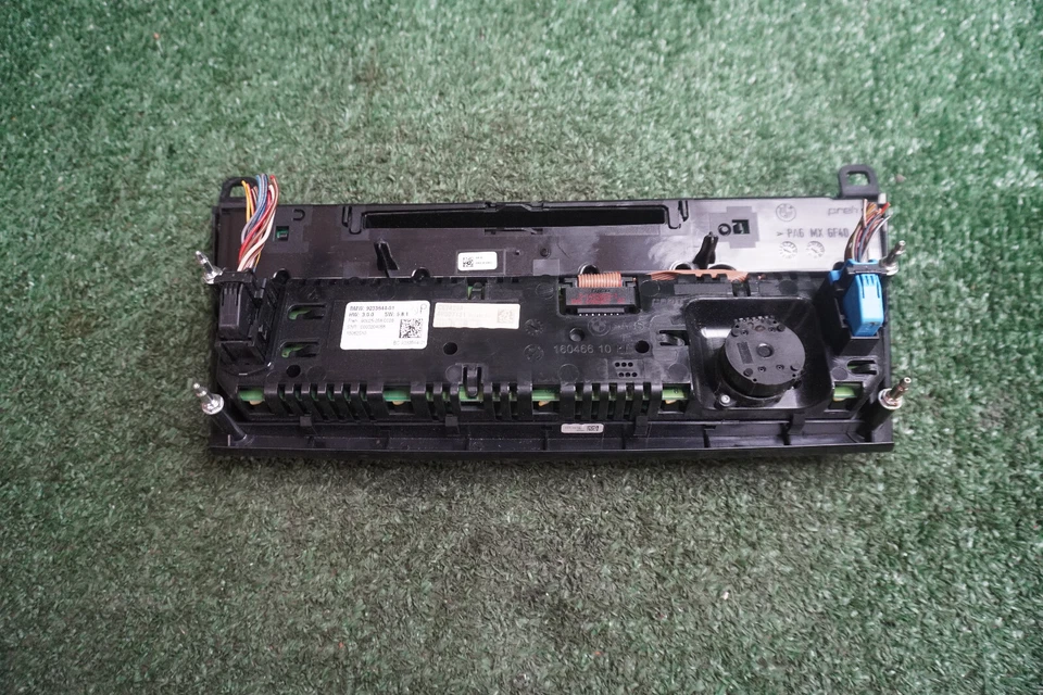 BMW 740i 2011 2012 2013 2014 temperatura aire acondicionado audio panel de control fabricante original 943364401 Foto 2 de 4