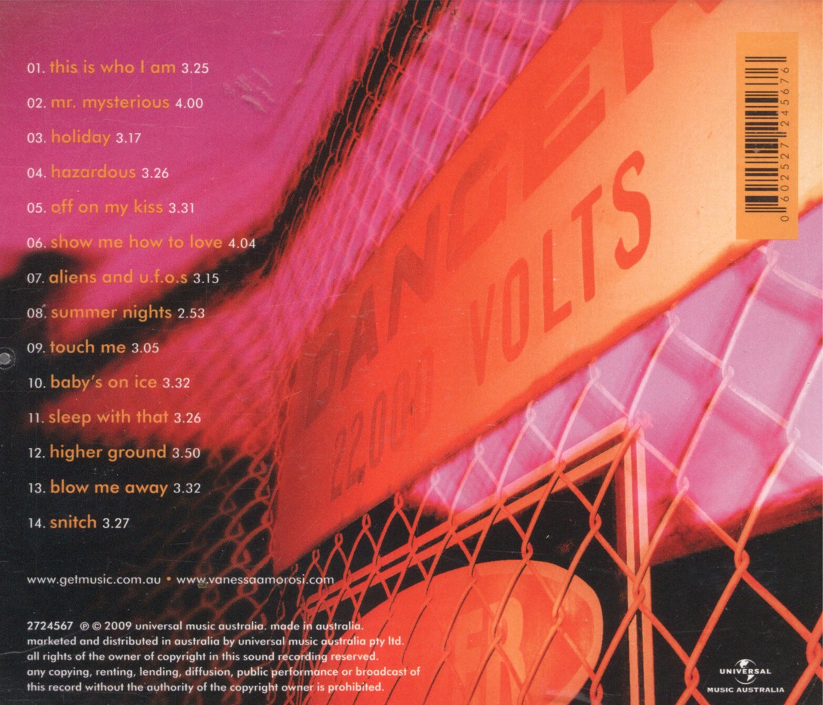 Vanessa Amorosi - Hazardous CD | eBay Australia