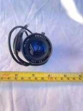 Cosmicar Television Camera Lens EX 8mm 1:1.4 Made in Japan