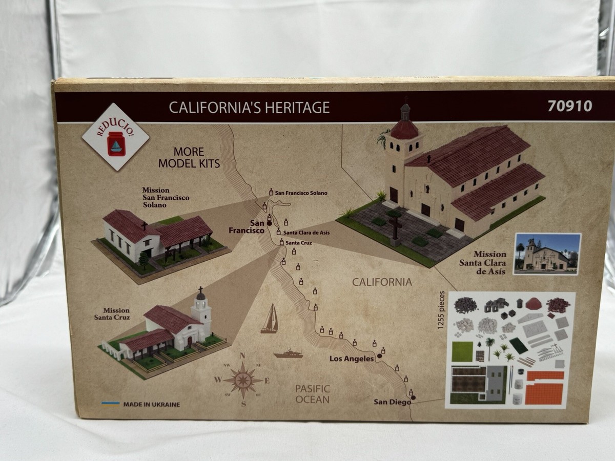 School project Miniature Bricks California Missions Model Kit