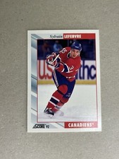 1992-93 Score Canadiens Hockey #405 Sylvain Lefebvre