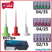 Dental Sonic Irrigator Tips 60Pcs Endo Sonic Activator Tips for Root Canal Clean