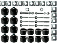 1973-1982 C3 Corvette Coupe Subframe Body Mount Rubber Kit, 334756 334755 BM1001