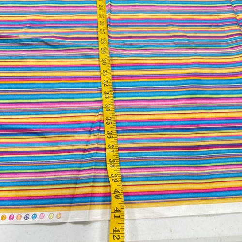 wilmington prints fabric purple blue stripes cotton 41x32 1 yards - Picture 6 of 11