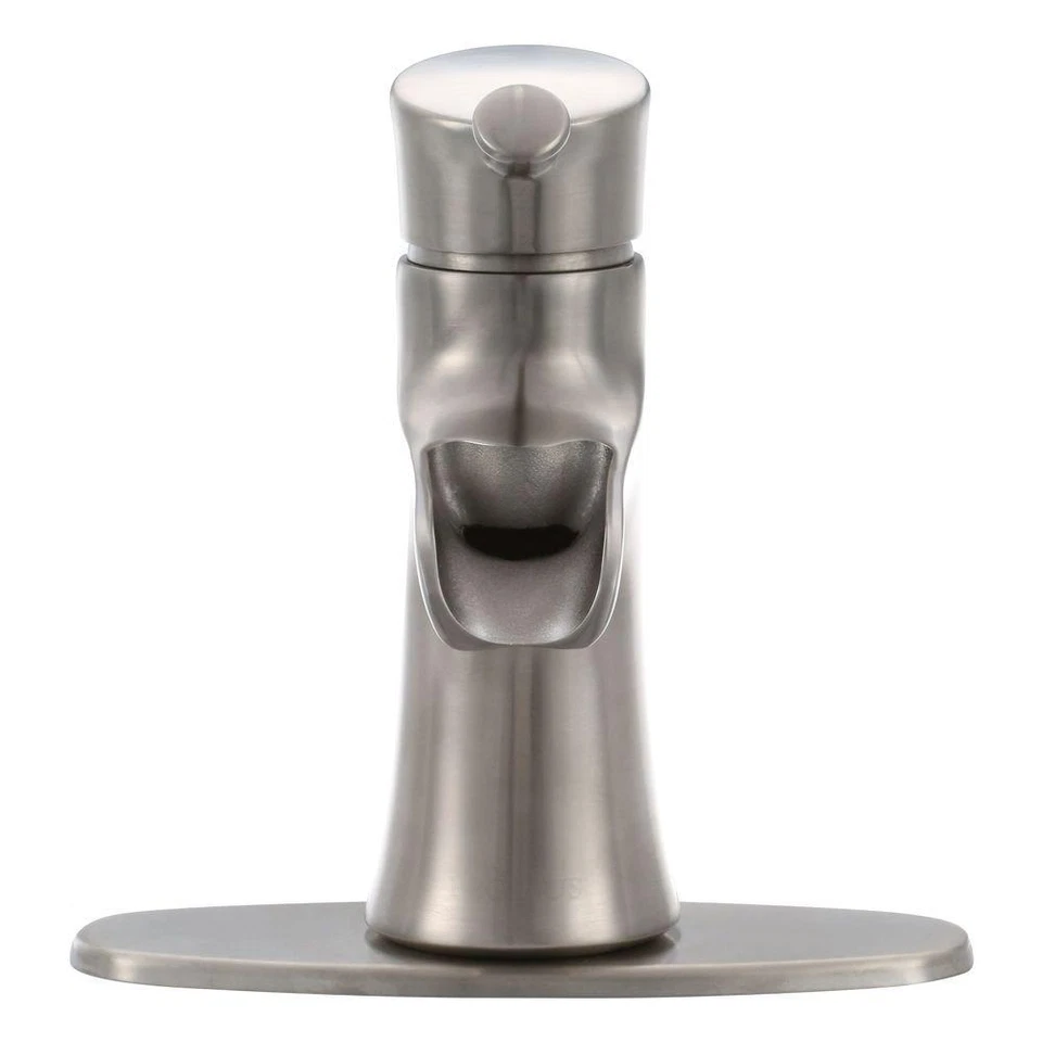 Pegasus 66289-6104 Gatsby 4 дюйма Кран для ванной с одной ручкой матовый никель - Изображение 2 из 4