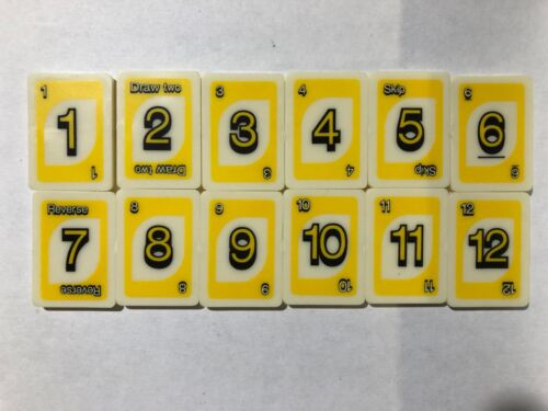 Mattel 1993 Uno Rummy- Up Game Replacement Parts/Pieces -Great for Crafts too - Picture 5 of 6