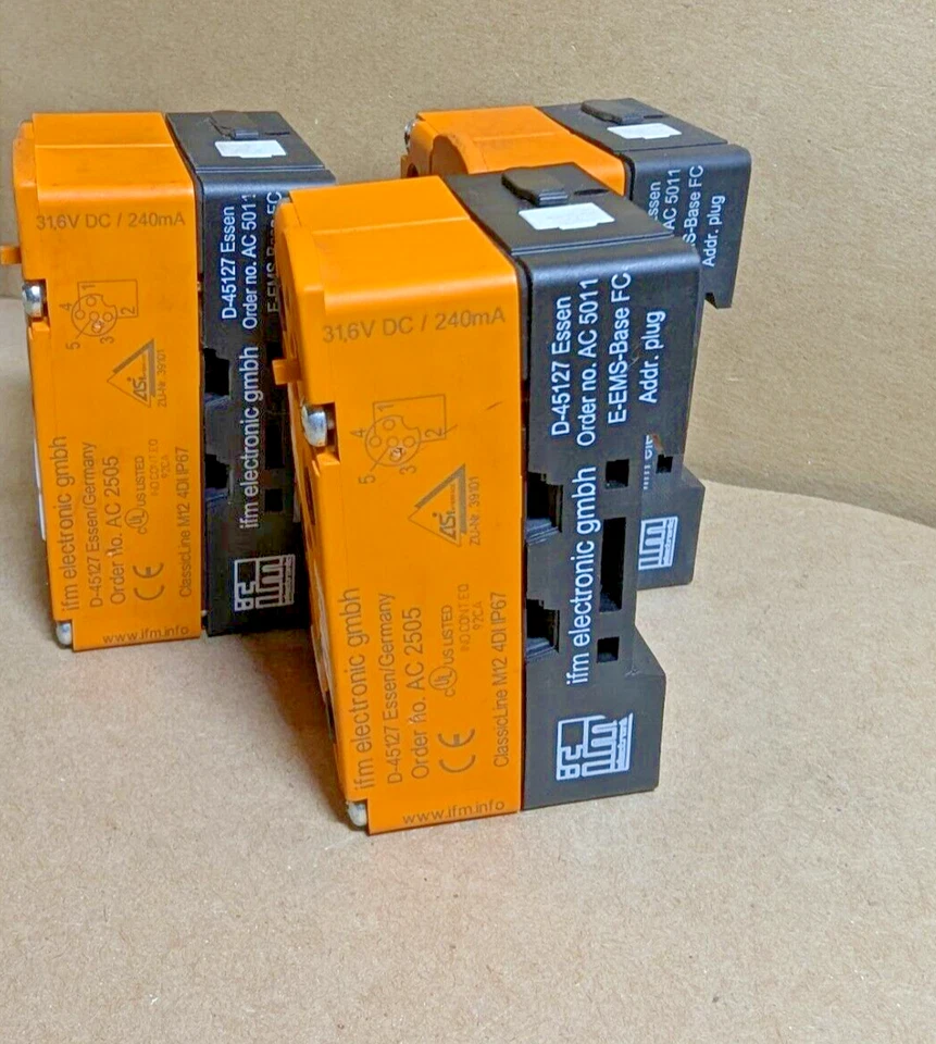 IFM AC2505 AS-Interface ClassicLine module, 4 PNP Inputs, M12, 24VDC - Image 3 of 4